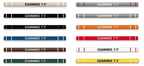 Clearance Bar Colors