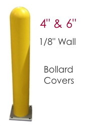 Image of Bollard Covers -1/8" wall - 4 & 6 inch diameter