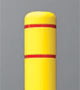 Yellow with Red reflective stripes